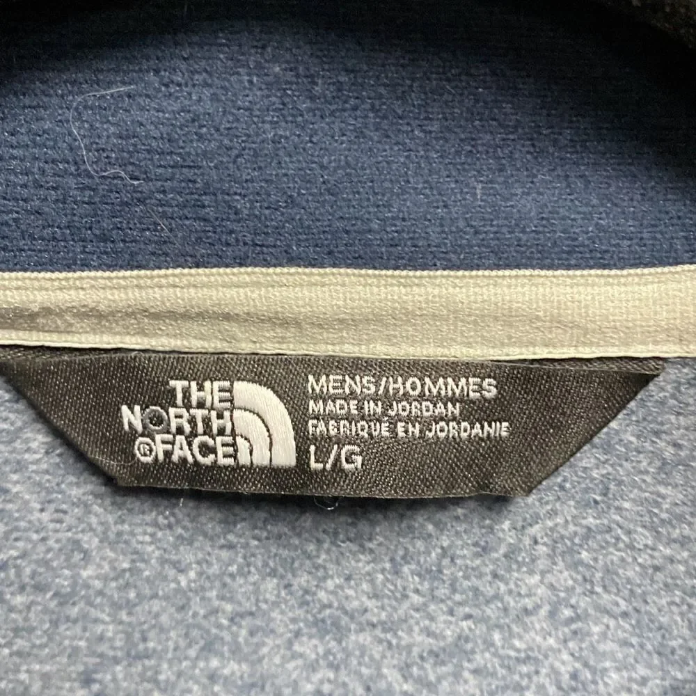 The North Face Blue Full Zip Soft Shell Jacket Size Large